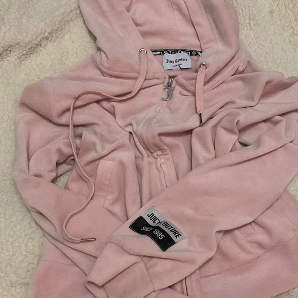 Juicy Couture y2k pink zip up jacket